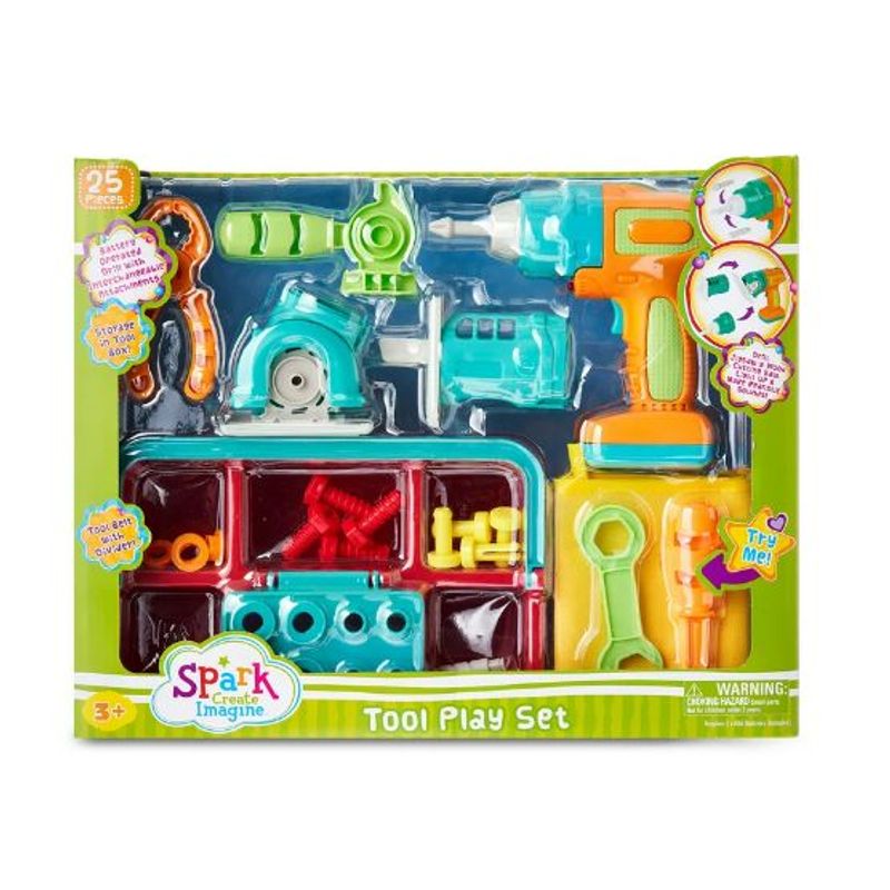 GENERICO - Juguete Infantil Caja De Herramientas X25pcs Sonidos Reales