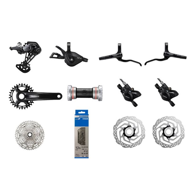 SHIMANO - Grupo Shimano NS 1X12 Vel 10-51T,  32T Freno MT200