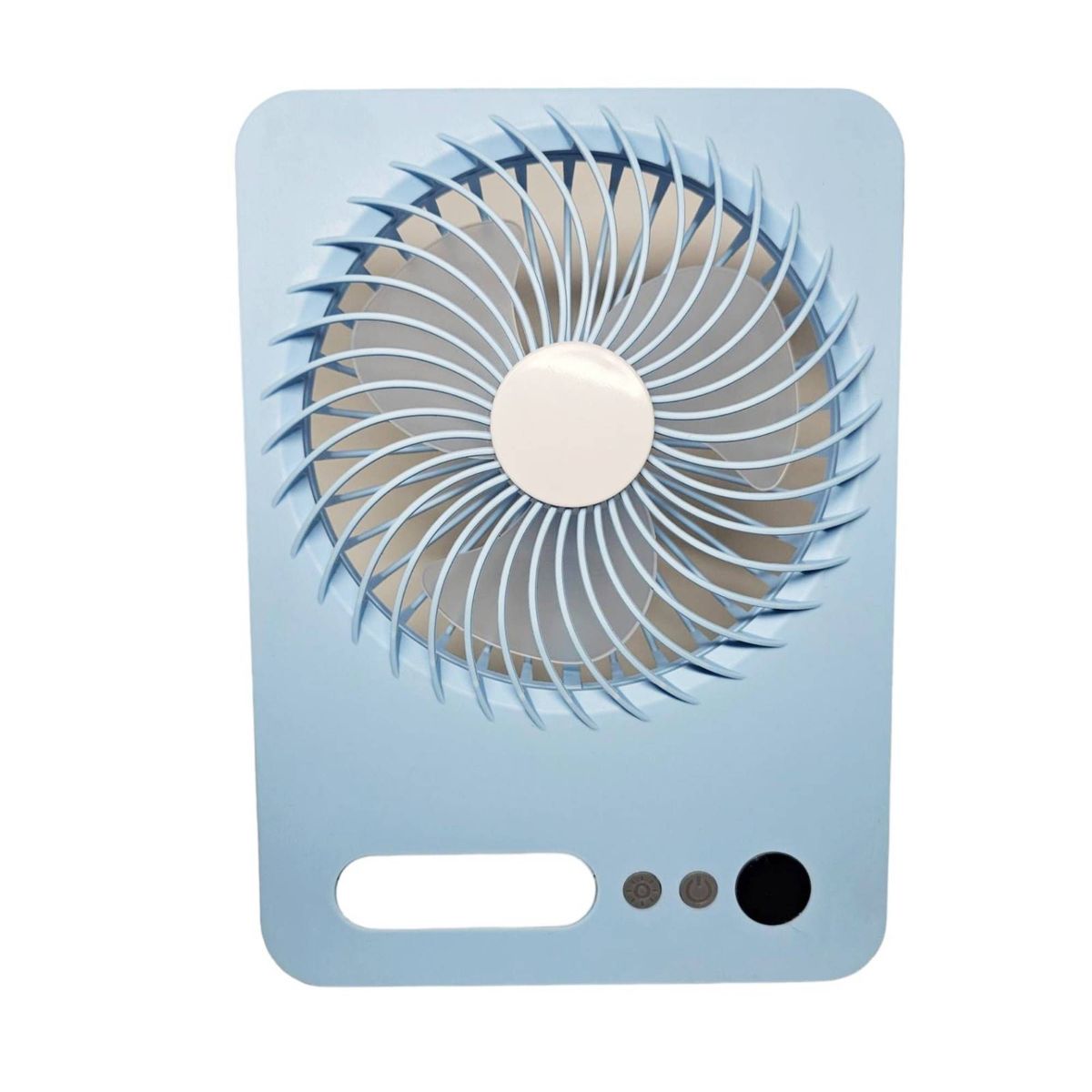GENERAL - Ventilador Lampara De Escritorio USB Plegable JK-F668 Azul