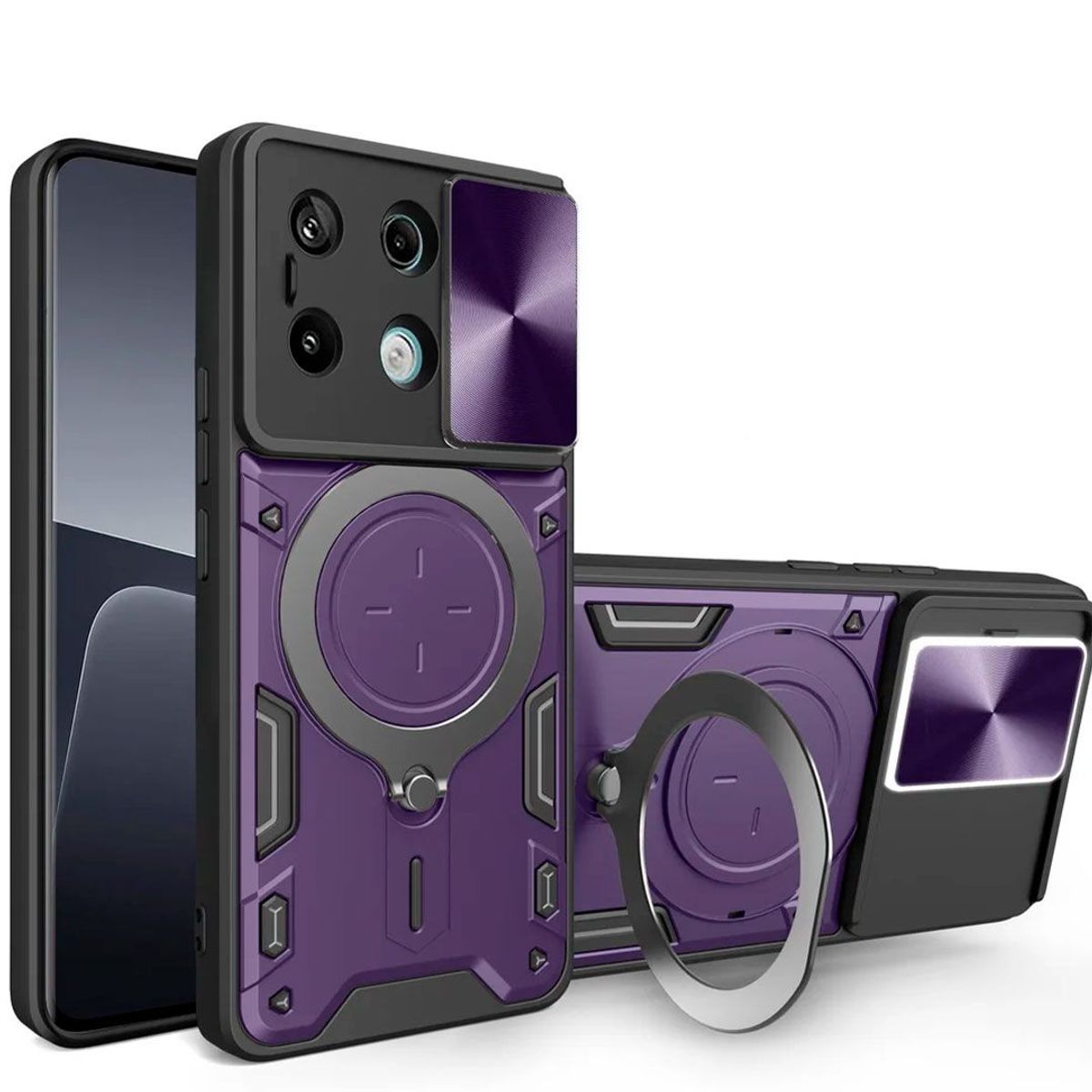 GENERICO - Estuche Proteccion Camara Para Xiaomi Redmi Note 13 5G Morado
