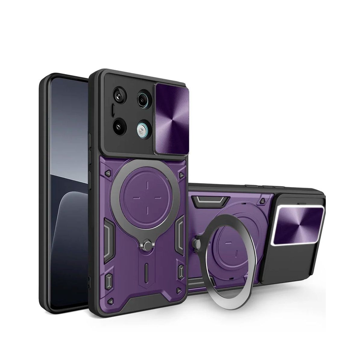 GENERICO - Estuche Proteccion Camara Para Xiaomi Redmi Note 13 5G Morado