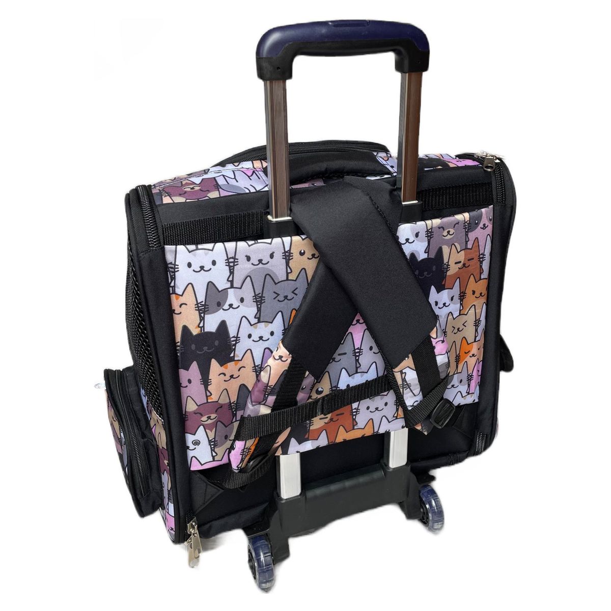GENERICO - Maleta guacal ruedas para mascota  gatos