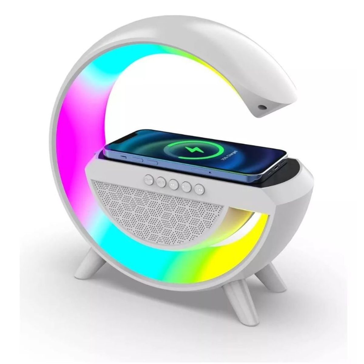 GENERICO - Cargador Inalambrico Parlante Bluetooth Lampara Usb Radio 110V220V