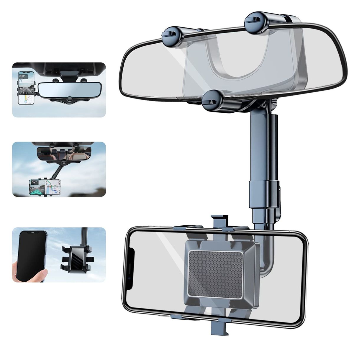 GENERICO - Holder de carro para celular 360 grados