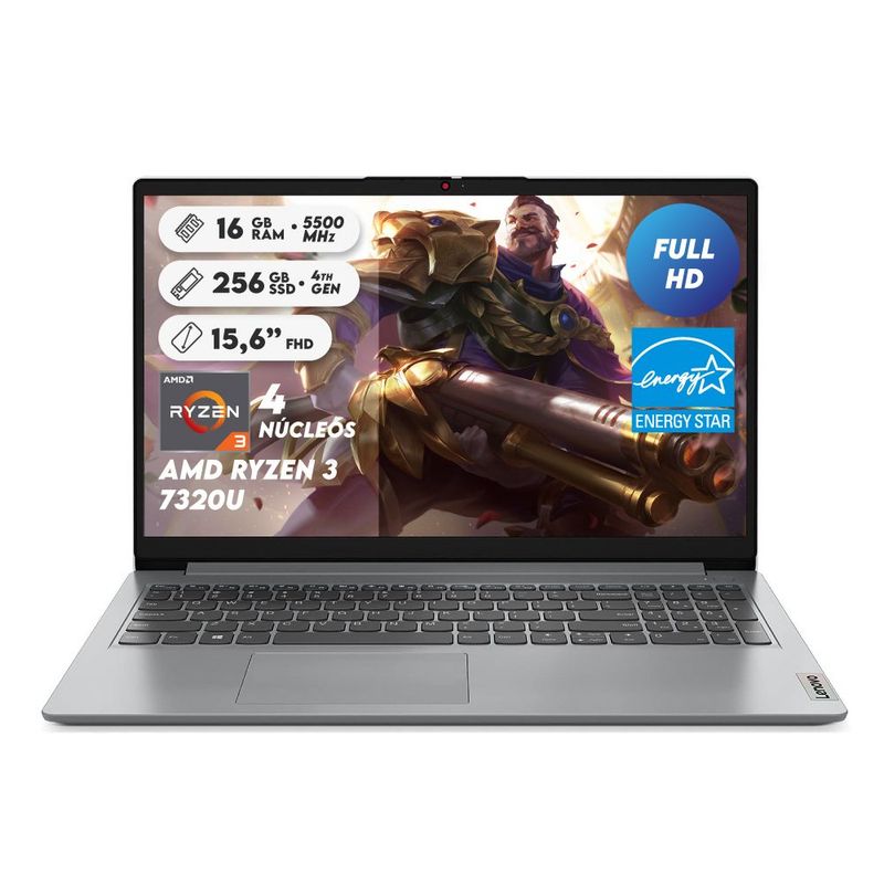LENOVO - Computador Portátil Lenovo R3 7320u Ram 16gb 5500mhz Ssd 256gb G4 15 6Pul Fhd
