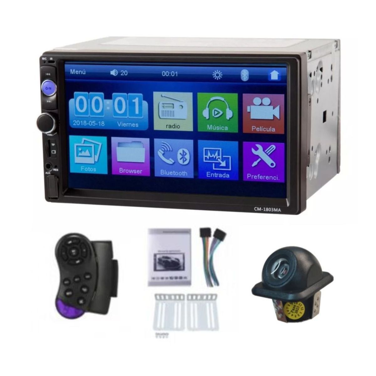B BRAX&STERN - Radio Carro Pantalla Tactil Mirrorlink Bluetooth Camara BraxStern