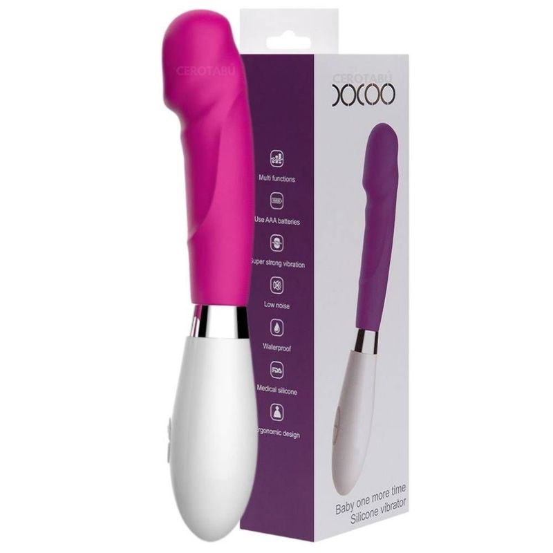 GENERICO - Vibrador Consolador Clásico Texturizado Juguete Sexual