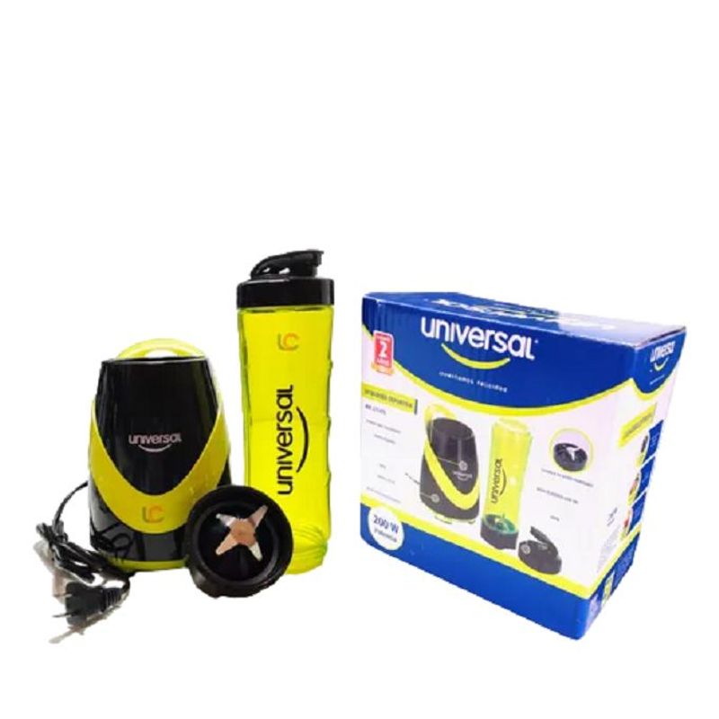 UNIVERSAL - Licuadora Deportiva Universal Verde 200 Watts Batidos Jugos
