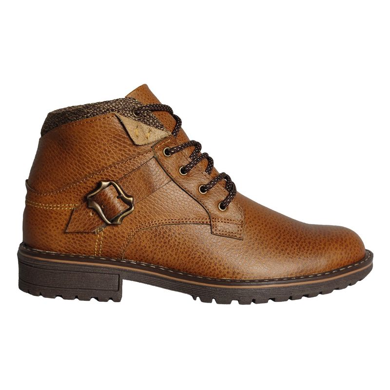 CALZADO CON ALTURA MONSERRATE - Botas en cuero para hombre marca Monserrate Ref Cacique Color Miel