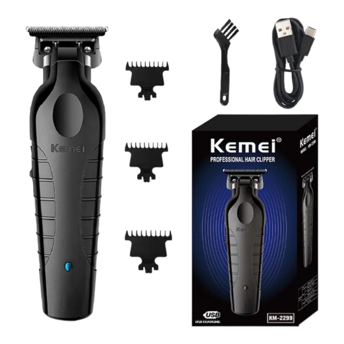KEMEI - Barbera Patillera Trimmer Kemei km-2299