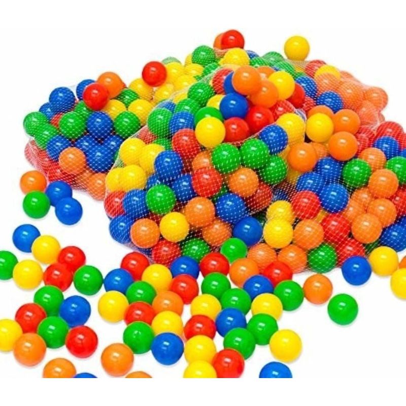 GENERICO - 300 PELOTAS PARA PISCINA COLORES SURTIDOS