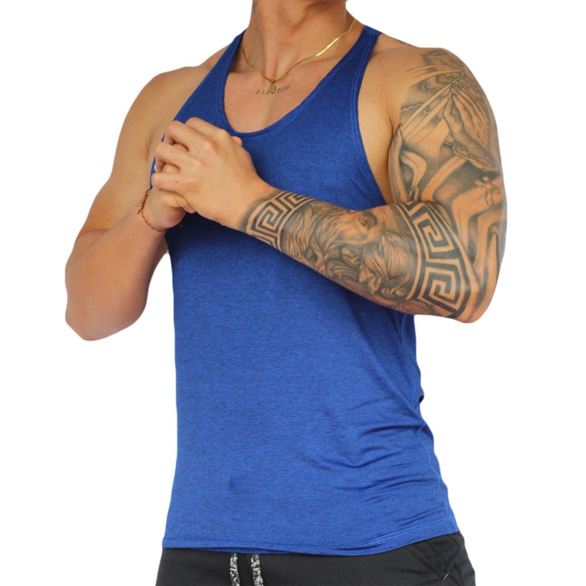 GENERICO - Camiseta Esqueleto Premium Mundo Alfa De Gym en Lycra Fria para Hombre