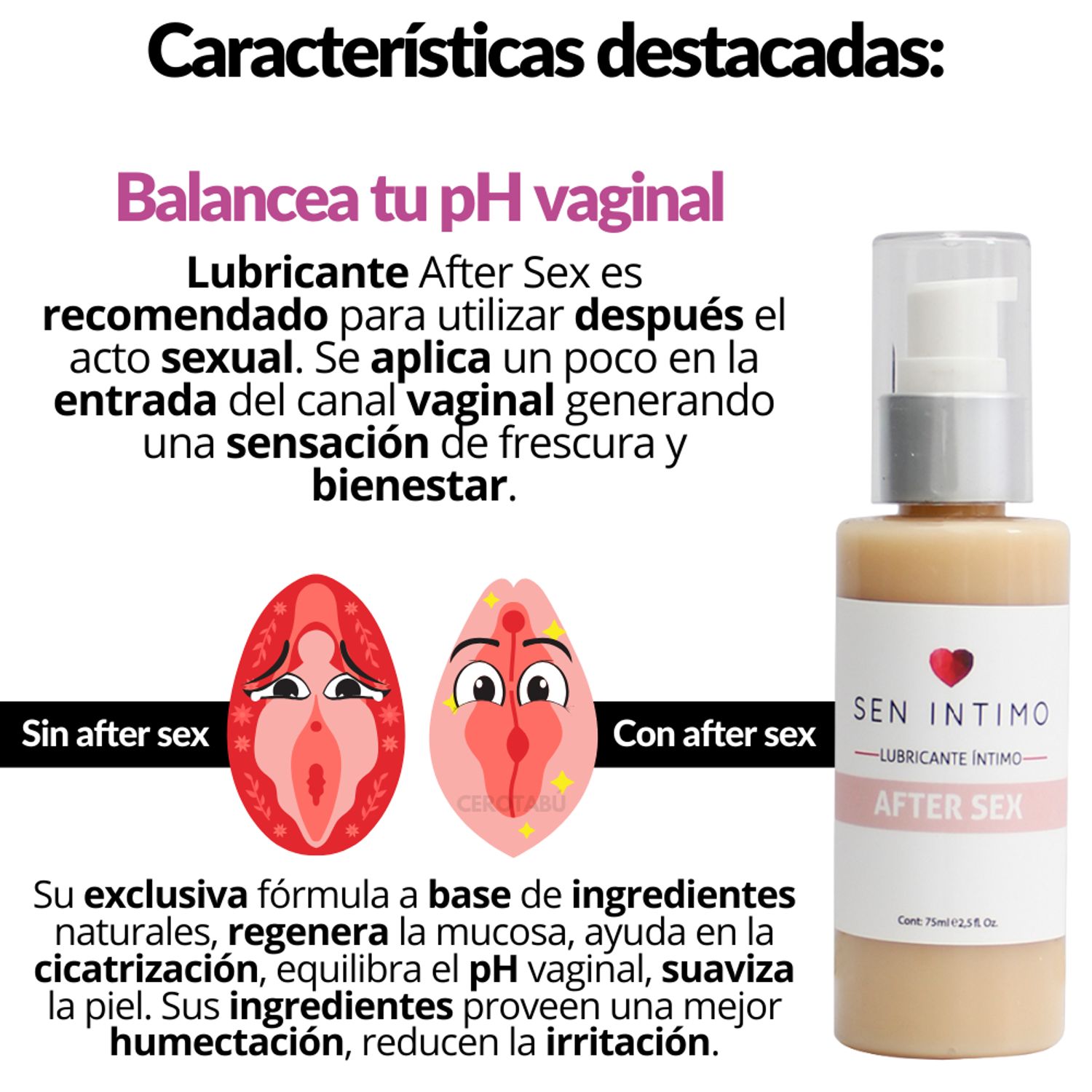 Lubricante After Sex Sen Intimo x75 Ml SEN INTIMO | Falabella Colombia