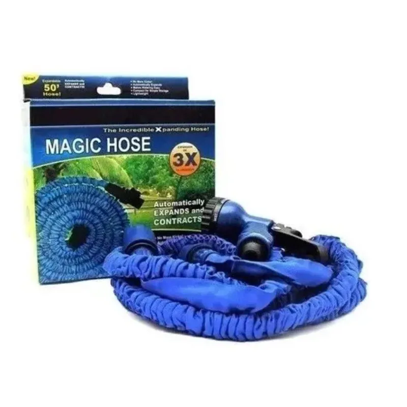 GENERICO - Manguera Agua Expandible Magic Hose Con Pistola 15 Mt Lavado