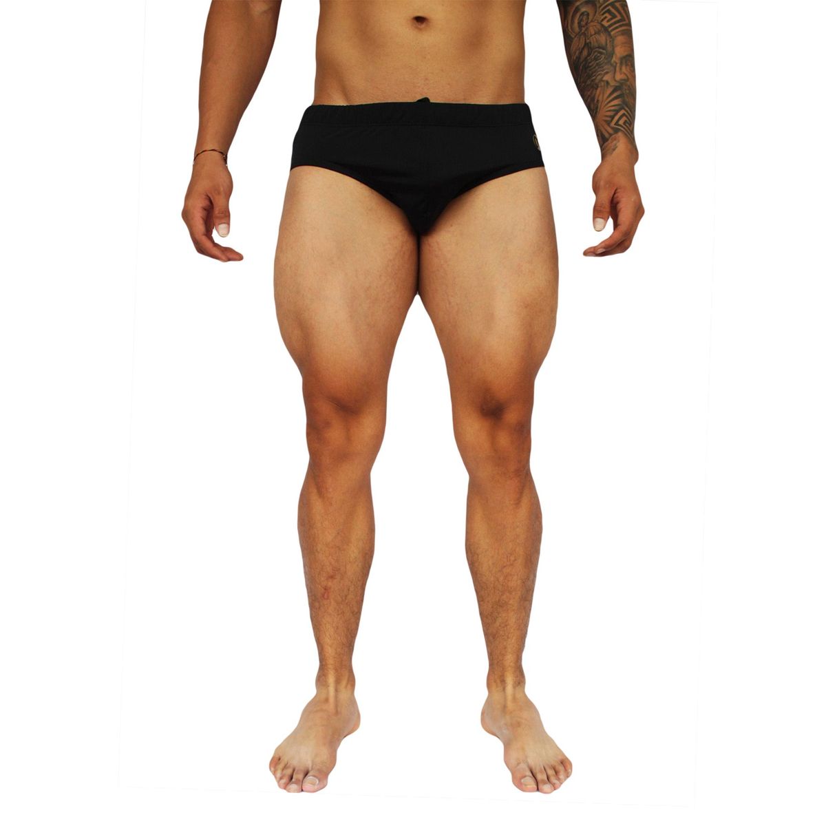 GENERICO - Traje De Baño Brief Clásico Liso Unicolor Mundo Alfa de Hombre