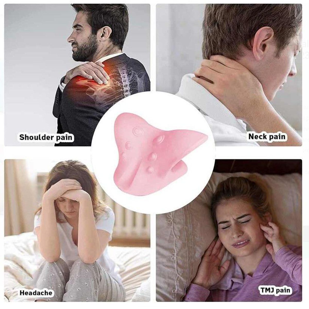 AFM - Relajador De Cuello Y Hombros Dispositivo Tracción Cervical