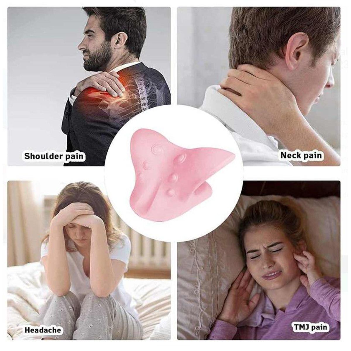 AFM - Relajador De Cuello Y Hombros Dispositivo Tracción Cervical