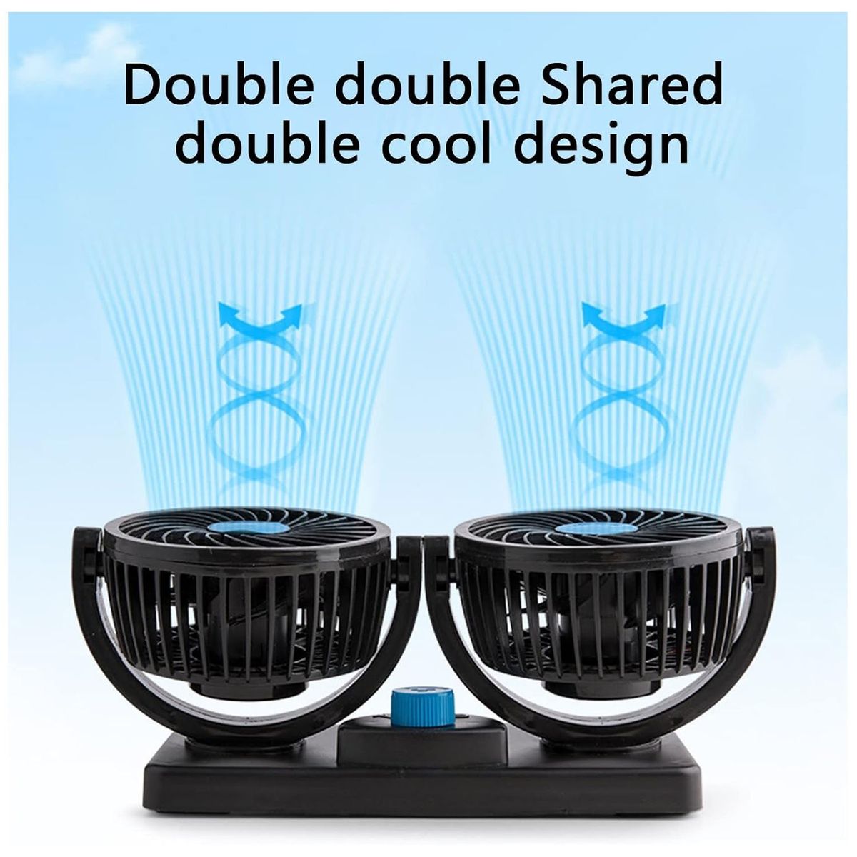 ONE PIXEL - Ventilador Portatil Refrigerante Para Carro Ahorrador Doble