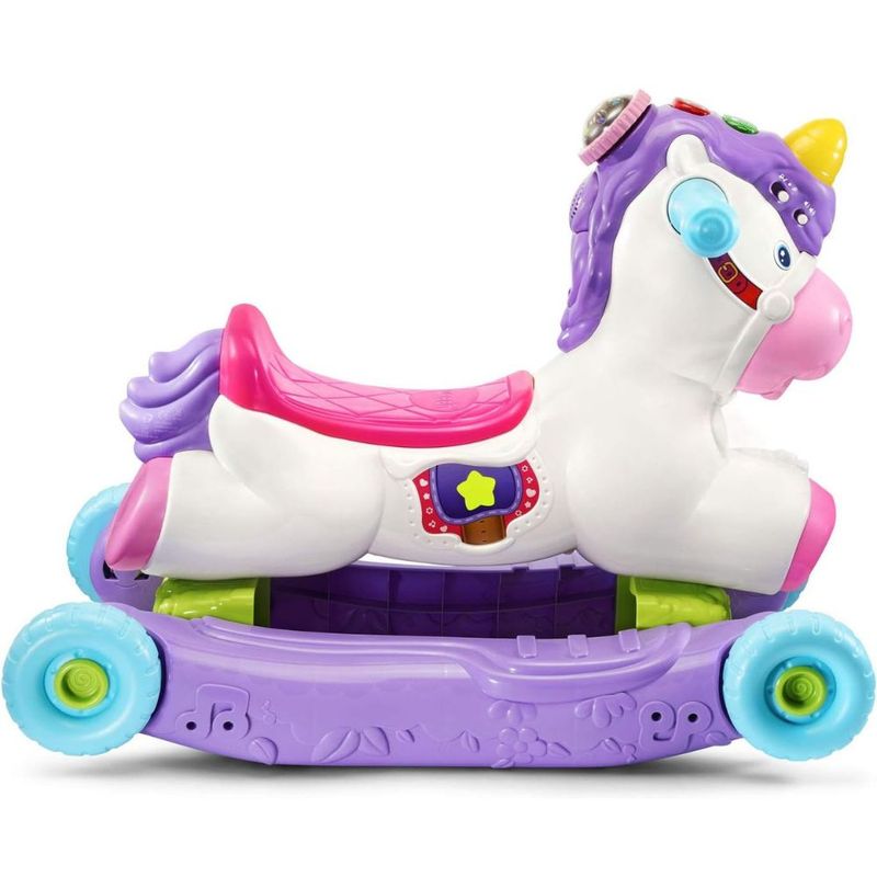 GENERICO - Unicornio Montable Andadera Con Luces Y Sonidos Vtech