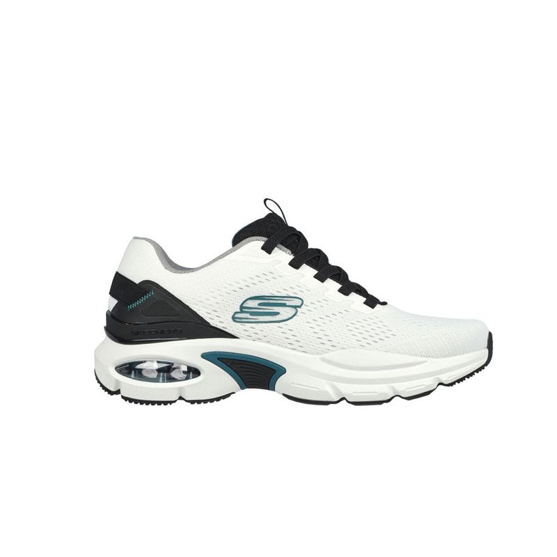 SKECHERS - Tenis Hombre Skechers Skech Air Ventura - Blanco-Negro.-_.