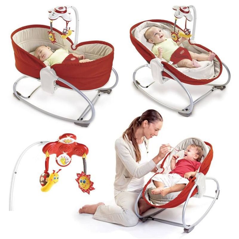 JUGUETERIA EXPRESS - Silla Mecedora Cuna Para Bebé Portable Luz Sonido Vibración