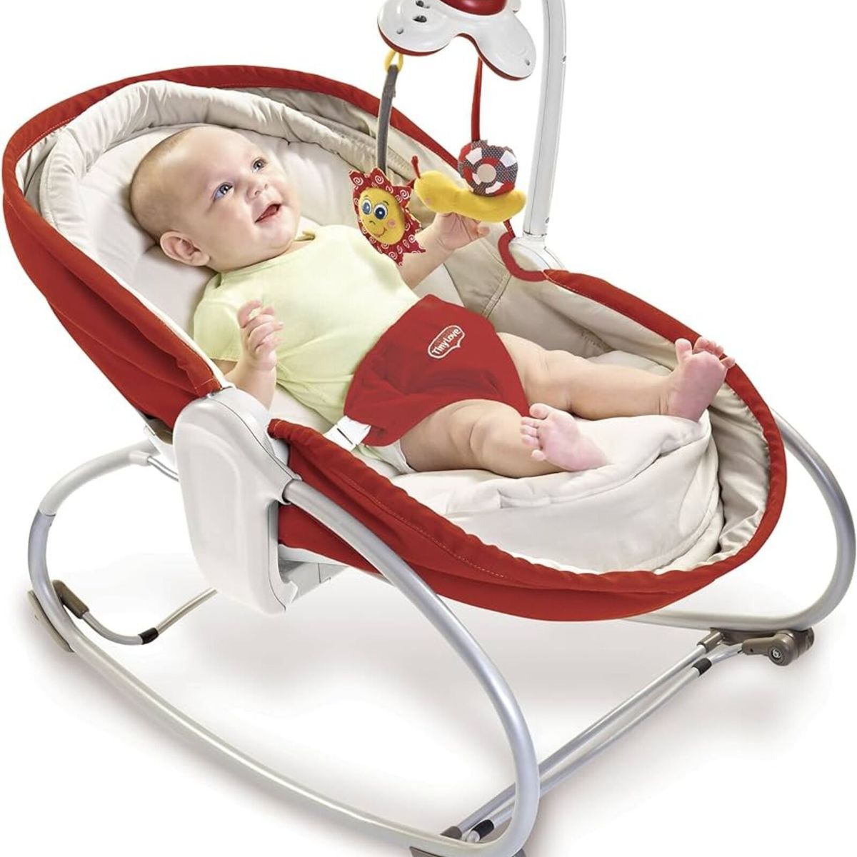 JUGUETERIA EXPRESS - Silla Mecedora Cuna Para Bebé Portable Luz Sonido Vibración
