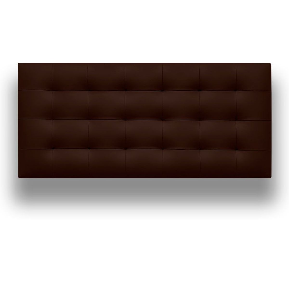 MAGIC CLASS - CABECERO CAPITONEADO CON BOTONES200X60 MICROFIBRA CAFÉ