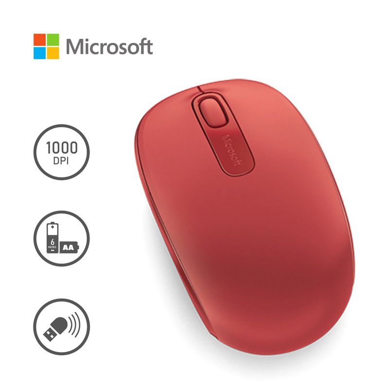 MICROSOFT - Mouse Inalámbrico MICROSOFT Wireless Mobile Mouse 1850