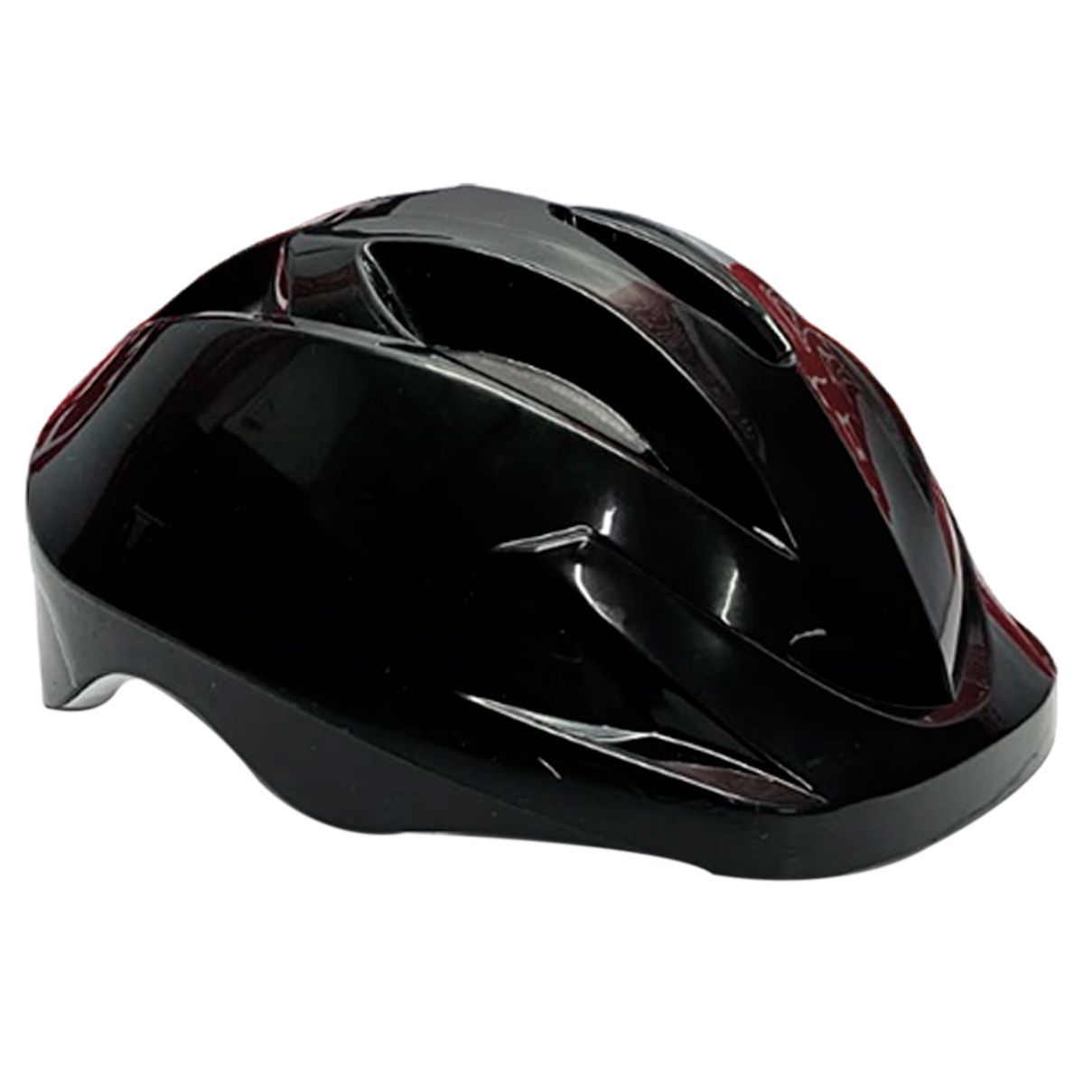 GENERICO - Casco + Kit Protección Patinaje Niña Niño Negro Economico