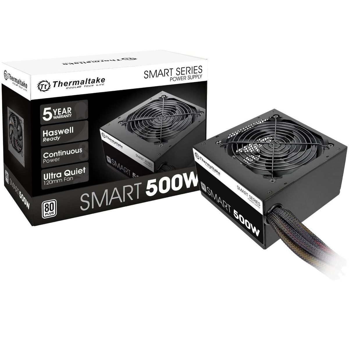 THERMALTAKE - Fuente Thermaltake Smart 500 W 80+ Certificada