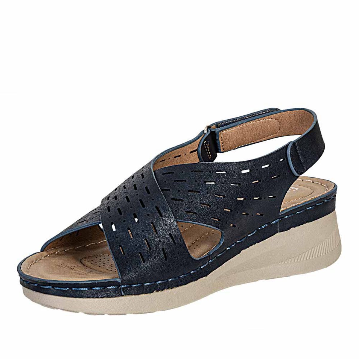 FRATTINI COMFORT - Plataforma de Mujer marca FRATTINI COMFORT en Color AZUL   SAND3J812