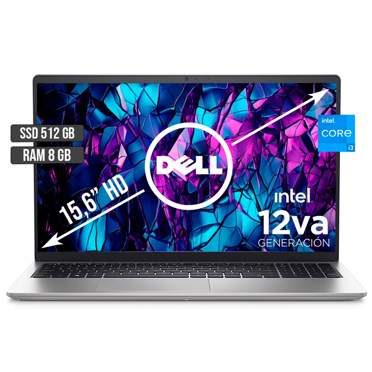 DELL - Portátil Dell Inspiron 15 3520 Intel Core I3 512GB SSD 8GB RAM