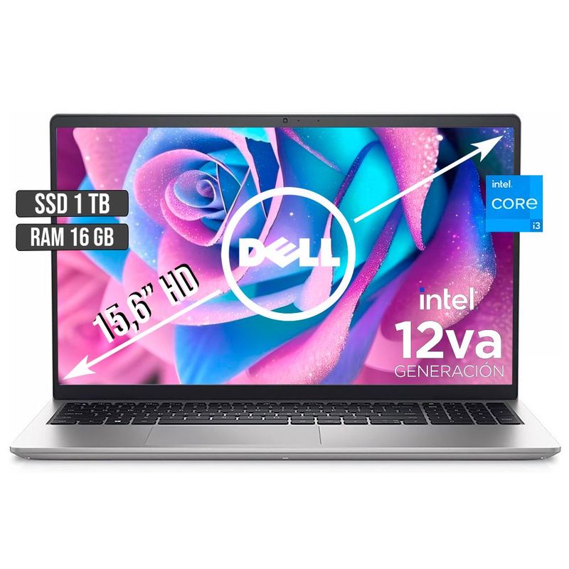 DELL - DELL INSPIRON INTEL CORE I3-1215U SSD 1TB RAM 16GB LED 15,6 HD