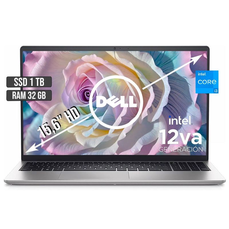 DELL - DELL INSPIRON INTEL CORE I3-1215U SSD 1TB RAM 32GB LED 15,6 HD