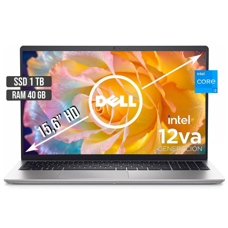 DELL - DELL INSPIRON INTEL CORE I3-1215U SSD 1TB RAM 40GB LED 15,6 HD