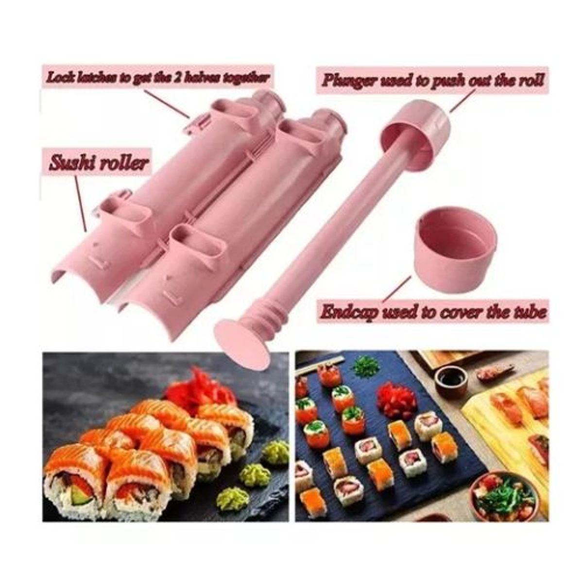 GENERICO - Máquina Para Hacer Sushi Molde Enrollar Verduras O Carne