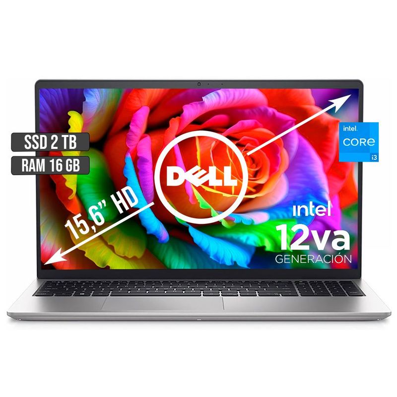 DELL - DELL INSPIRON INTEL CORE I3-1215U SSD 2TB RAM 16GB LED 15,6 HD