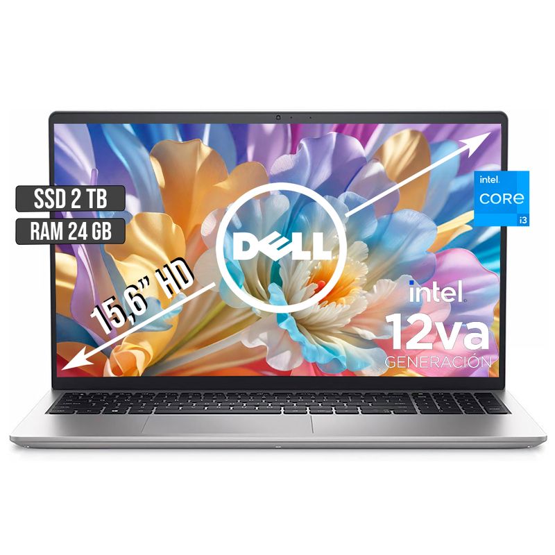 DELL - DELL INSPIRON INTEL CORE I3-1215U SSD 2TB RAM 24GB LED 15,6 HD
