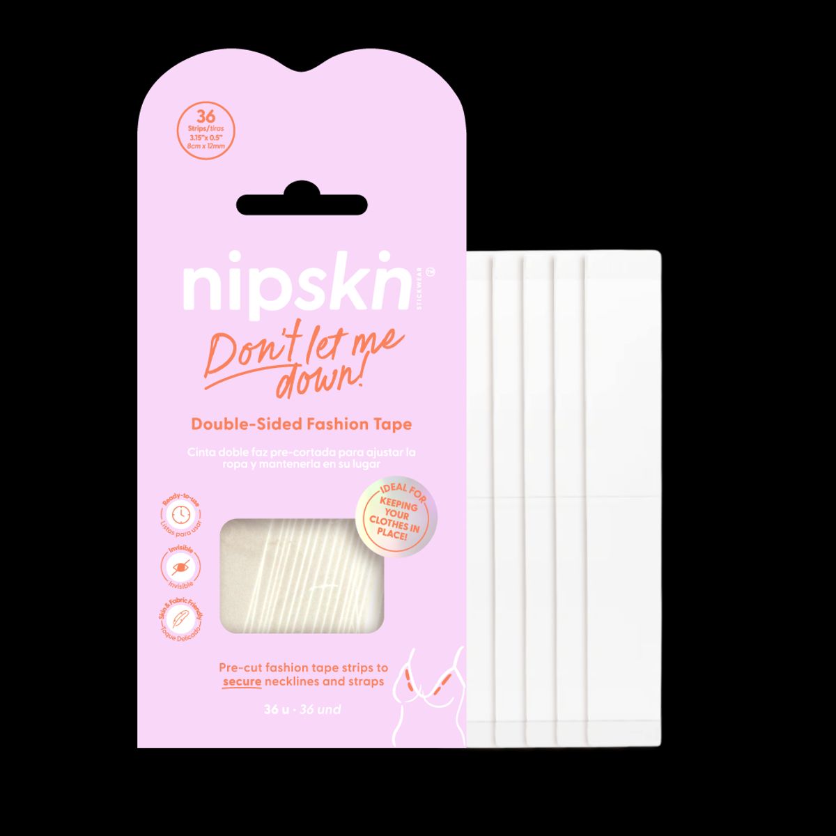 NIPSKIN - Cinta para escotes - Cinta para ropa - Fashion Tape