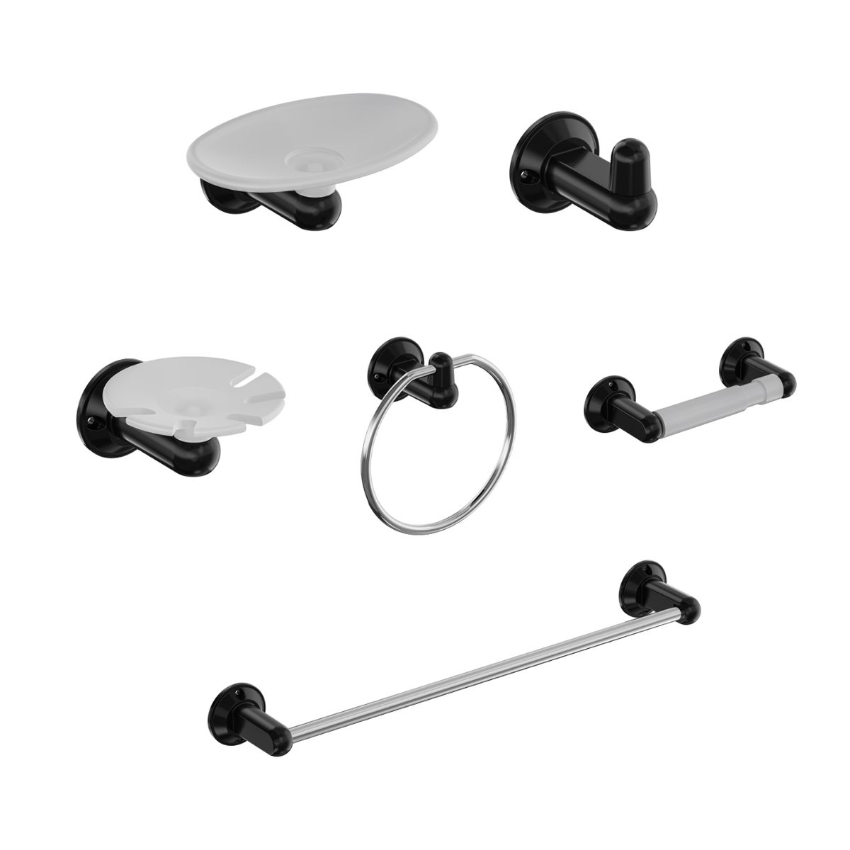 GRIVAL - Kit GRIVAL por 6 Accesorios Nilo negro