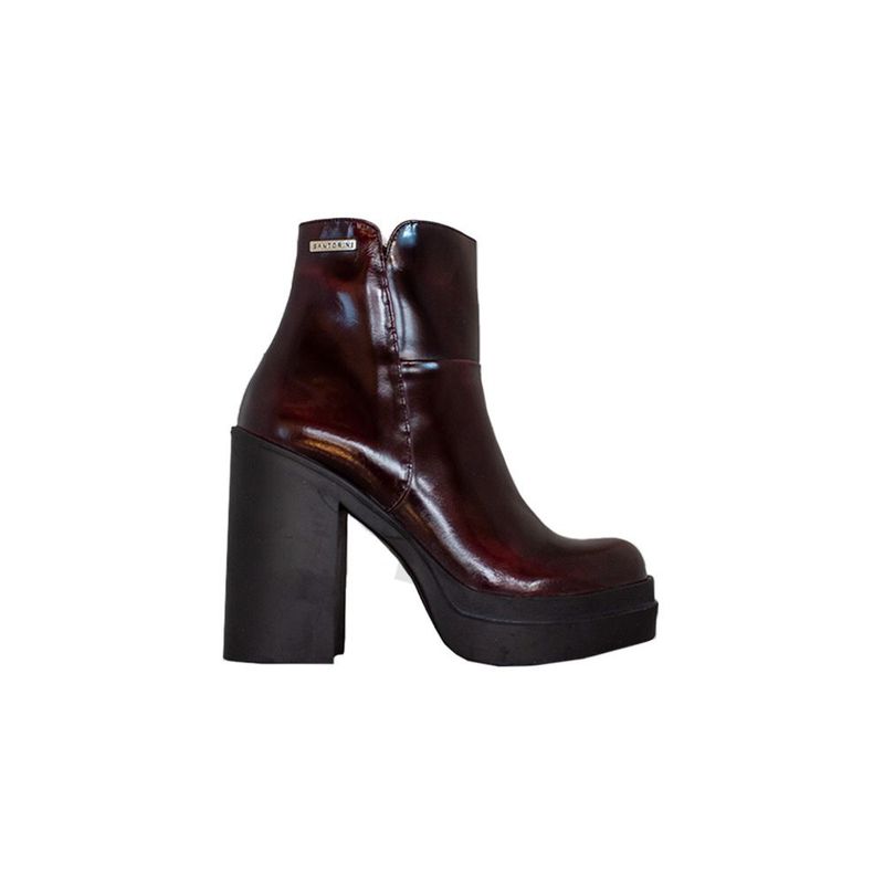 SANTORINI - BOTINES PARA MUJER MINTA CUERO VINOTINT