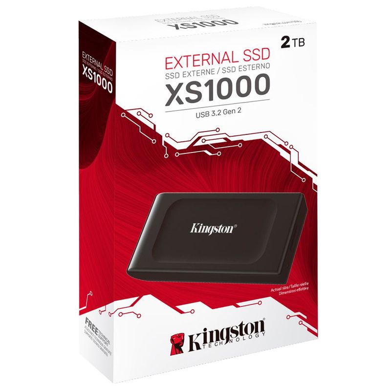 KINGSTON - Unidad Sólida Externa Kingston XS1000 2TB