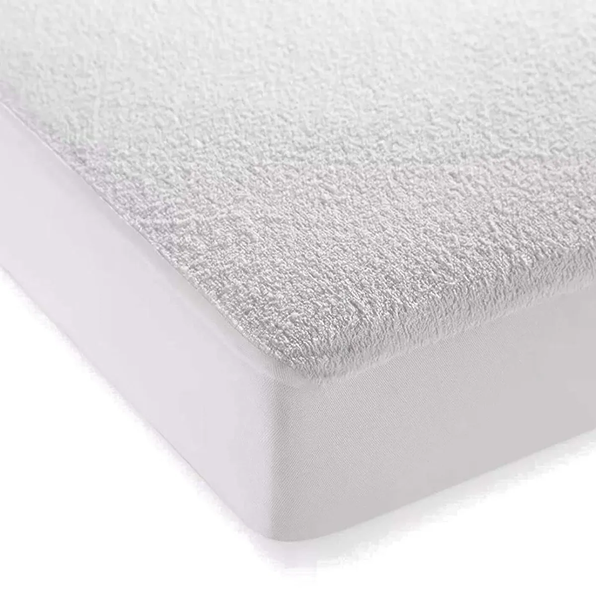 GENERICO - Protector Colchon Impermeable Terry QUEEN 160x190x35