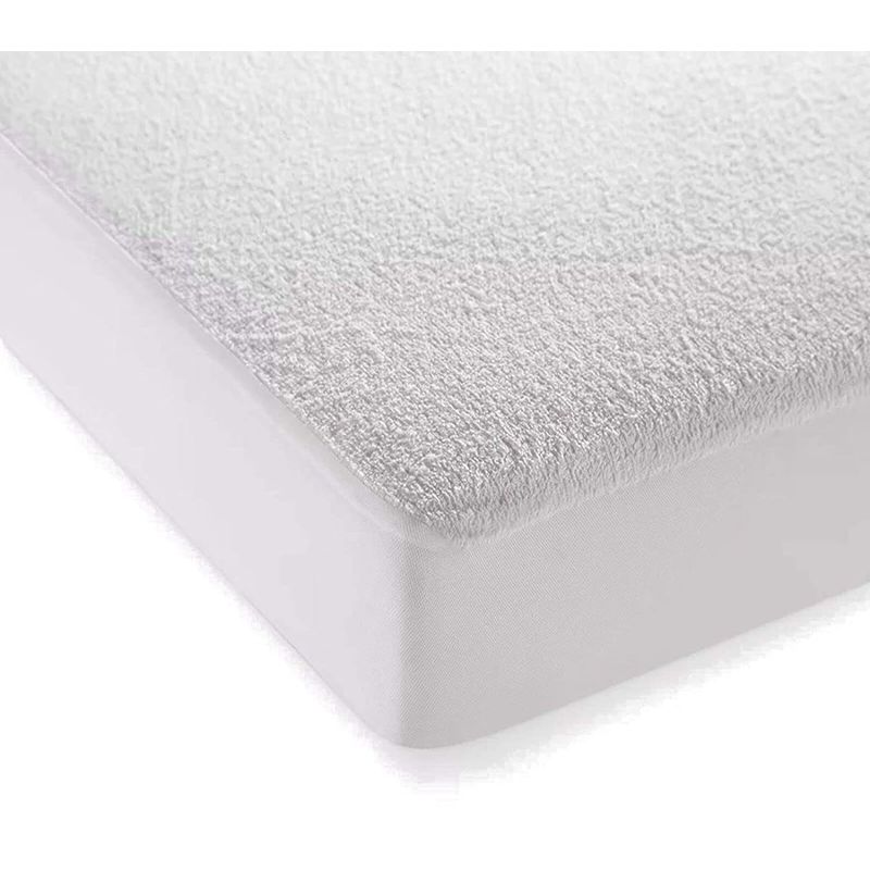 GENERICO - Protector Colchon Impermeable Terry QUEEN 160x190x35