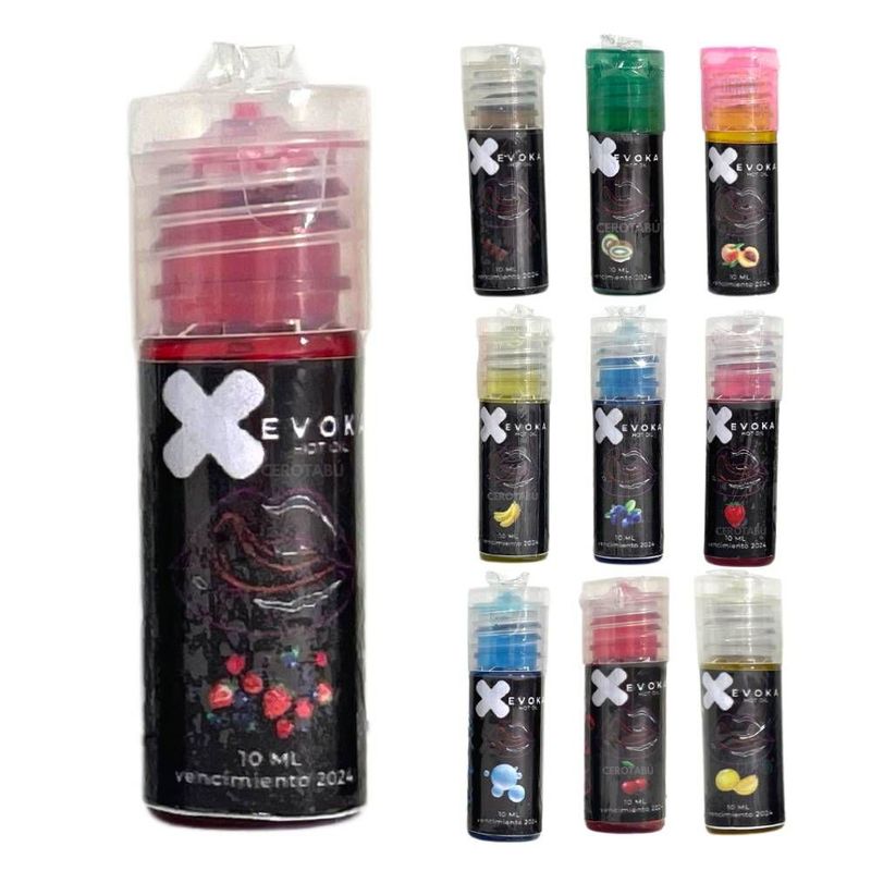 GENERICO - Lubricante Saborizado Caliente 10 Ml Comestible Evoka