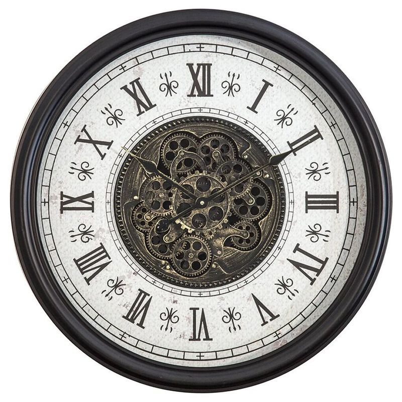 ICONICA HOME GALLERY - Reloj De Pared Átomo Con Engranaje Abierto