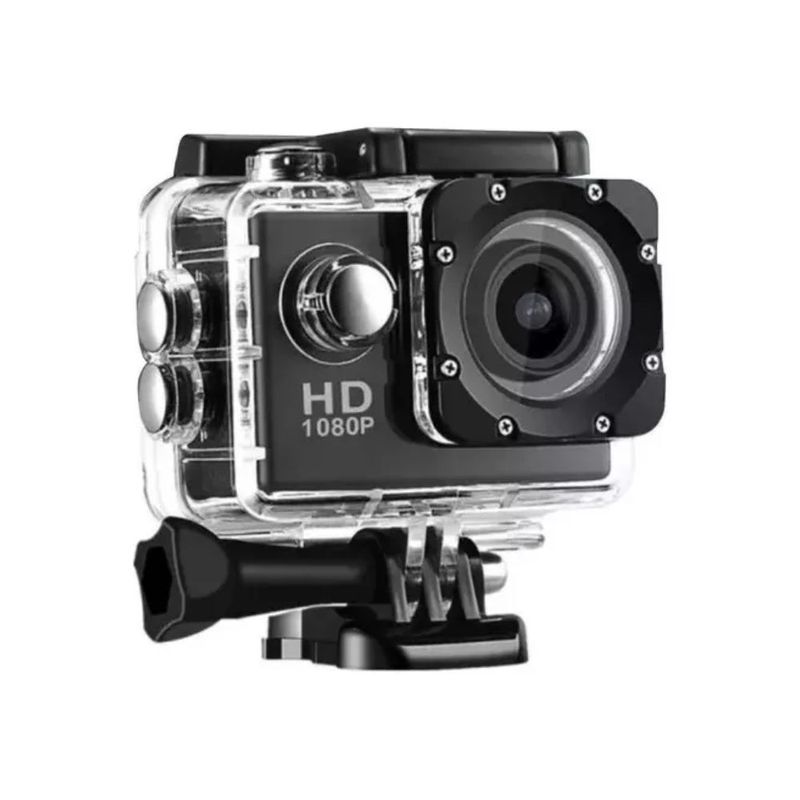 GENERICO - Camara De Accion Deportiva Sumergible Hd1080 Cascomotobici
