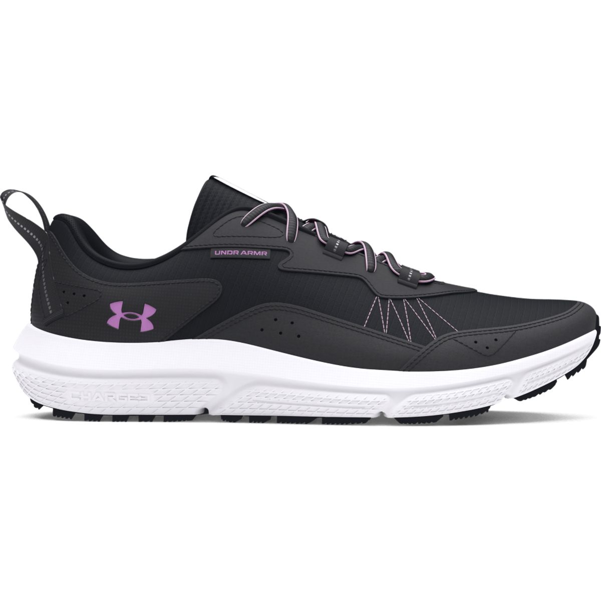 UNDER ARMOUR - UA W Charged Verssert 2 Tenis negro de mujer para correr