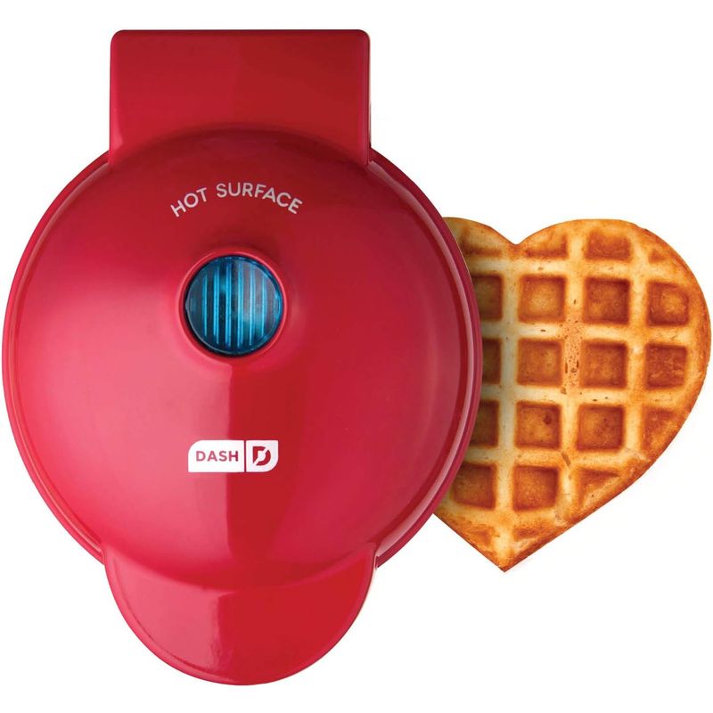 DASH - Mini Wafflera Dash Estilo Corazon