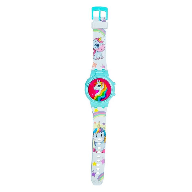 DAYOSHOP - Reloj Niñas Digital Tapa Infantil Unicornio 360 Pony Niñas.